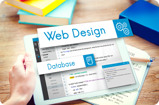 Designer building a professional WordPress website